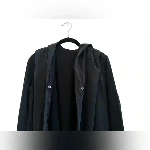 Lululemon Women's Blissed Out Organic Cotton Hooded Wrap Cardigan Sweater - Picture 13 of 15